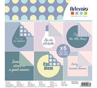 Artemio Blocco di 6 Fogli, 30 x 30 cm