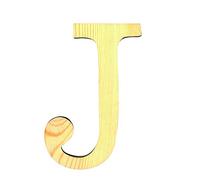 Artemio-Bois 19 Centimetri Lettera J maiuscola Colore Beige