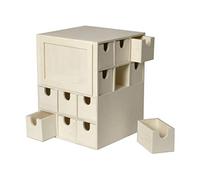 Artemio Calendario Avvento cubo, Legno, 17 x 17 x 22 cm