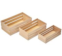 Artemio Cassettiera da Decorare, Legno, Beige, 21,5 x 7 x 12 cm