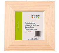 Artemio Cornice portafoto in Legno, 13 x 13 cm, Beige, 21 x 1 x 21 cm