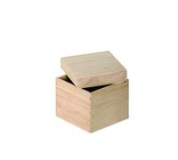 Artemio VIBB19 Cubo in Legno, 12 x 12 x 12 cm