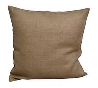 Artemio - Federa per Cuscino in Iuta, 65 x 65 cm, Colore: Naturale