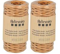 Artemio Fil de Papier Kraft 2 mm x 25 m (Confezione da 2)