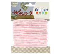 Artemio - Filato per Lavoro a Maglia, 5 mm x 5 m, Colore: Rosa, 5 m x 15 mm