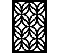 Artemio Fondo Fogli Stencil Home Decorativo, Plastica, Nero, 15,5 x 0,2 x 19,5 cm