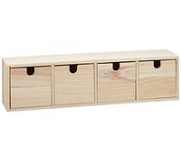 Artemio Mobile aggiuntivo con cassetti per Armadio o Tavolo, Realizzato in Legno, di Colore Beige, Dimensioni di 44 x 10 x 15 cm