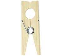 Artemio - Molletta del bucato, in Legno, Maxi, 14 cm, Colore: Beige