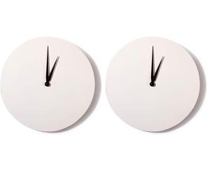 Artemio - Orologio Tondo da Decorare, 30 cm, Colore: Bianco (Confezione da 2)