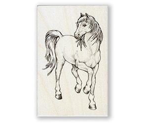 Artemio PEF2082 Timbro, Legno, Beige, 4,5 x 2,5 x 7 cm
