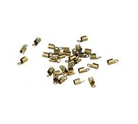 Artemio Punte per cavo ' Lucy' in ottone, 9 mm, Qtà 30