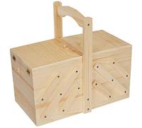 Artemio Scatola da Cucito in Legno per Decorare, Beige, 32 x 16 x 29 cm