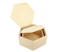 Artemio scatole impilabili, Legno, Beige, 22 x 9 x 19 cm