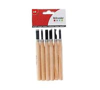 Artemio Set 6 Coppe, Legno, Multicolore, 9 x 1,5 x 20 cm 18004059