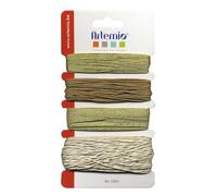 Artemio Set di 4 spago Decorativo, Sintetico, Oro, 10 x 1 x 16,5 cm