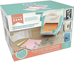 Artemio Starter kit Happy Cut A5-Macchina per taglio e goffratura, Bianco, 35 x 20,5 x 30