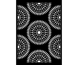 Artemio Stencil A4 Rosette Etniche Blu