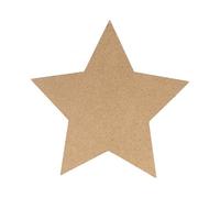 Artemio - Supporto a Forma di Stella, in Legno MDF, 25 cm