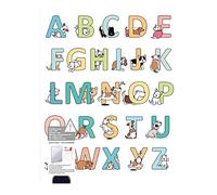 Artemio Timbri Trasparenti Alfabeto Cani Family Friends 14 x 18 cm