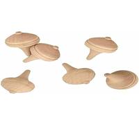 Artemio Trottole in legno, 3,5 x 4,5 cm, 6 pezzi