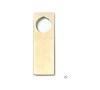 Artemio VIPLP Targhetta per Porta, Legno, Beige, 8 x 1,5 x 24 cm