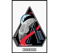 Artemis 2 Notebook: 110 lined pages in a convenient 6” x 9” format, featuring a sl lossy cover-ideal for daily notes and ideas.