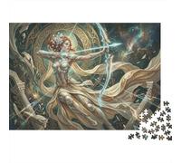 Artemis, Dea della Caccia Puzzle 1000 Pezzi,dai 14 Anni,Idea Regalo,Antistress,Adulti E Ragazzi,Sfida Impossibile,Decorazione Casa,Cartone Di Qualità,Gioco Educativo 70x50cm