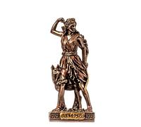 Artemis Diana dea greca della natura, miniatura in ghisa fredda, statuetta in bronzo, 8,7 cm