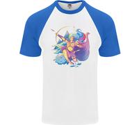 Artemis Gr oddess Of Wild Animals Uomo T-Shirt Baseball Cotone Girocollo
