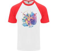 Artemis Gr oddess Of Wild Animals Uomo T-Shirt Baseball Cotone Girocollo
