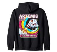 Artemis II 2026 Cute Design for Kids Launch Back to The Moon Felpa con Cappuccio