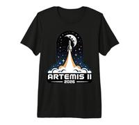 Artemis II Lancio sulla Luna 2026 Maglietta Premium