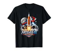 Artemis II Space Mission - Luna Viaggio 2026 Astronauta missili Maglietta