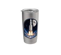 Artemis III Launch to The Moon Bicchiere termico in acciaio inox doppia parete