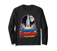 Artemis III Lunar Frontier Space Rocket Moon Mission Maglia a Manica