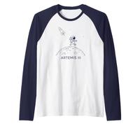 Artemis III Moon Mission Maglia con Maniche Raglan