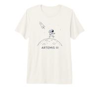 Artemis III Moon Mission Maglietta Premium