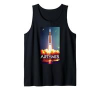 Artemis Lancia Il Razzo lunare SLS Orbit Space Canotta