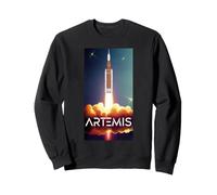 Artemis Lancia Il Razzo lunare SLS Orbit Space Felpa