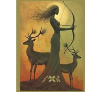 Artemis Moon Goddess Journal: with Sigils for Astrology, Astro Magick, Witchcraft, Hecate, Full Moon New Moon Spells, Selene, Luna, Diana