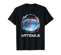 Artemis Space Astronaut Helmet Space Suit Launch System Maglietta