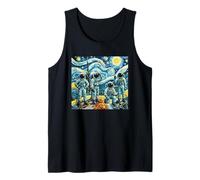 Artemis Space Astronaut Space Suit Starry Night Graphic Art Canotta