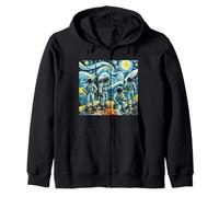 Artemis Space Astronaut Space Suit Starry Night Graphic Art Felpa con Cappuccio