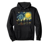 Artemis Space Astronaut Space Suit Starry Night Graphic Art Felpa con Cappuccio