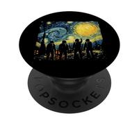 Artemis Space Astronaut Space Suit Starry Night Graphic Art PopSockets PopGrip Adesivo