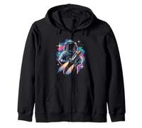 Artemis Space Shuttle Astronaut Space Suit Launch System Felpa con Cappuccio