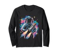 Artemis Space Shuttle Astronaut Space Suit Launch System Maglia a Manica