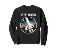 Artemis Space Shuttle Launch System Crewed Flight Rainbow Felpa