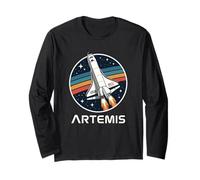 Artemis Space Shuttle Launch System Crewed Flight Rainbow Maglia a Manica