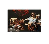 Artemisia Gentileschi Dipinti - (Judith Decapitazione Olofernes) - Poster da parete su tela, stampe su tela, decorazione camera da letto, soggiorno, 40 x 60 cm